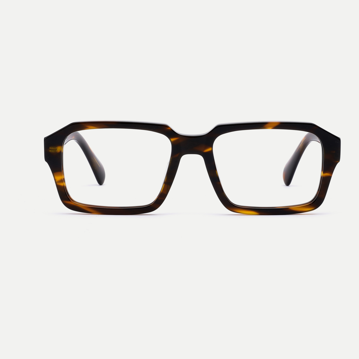 Ines tortoise acetate eyeglasses, front view