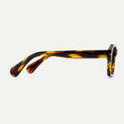 Ines tortoise acetate eyeglasses, side detail