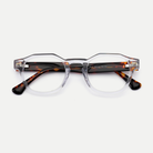 Alma crystal clear acetate eyeglasses, inner temple detail