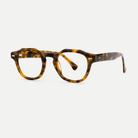 Alma tortoise acetate eyeglasses, angled view