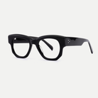 Giselle black acetate eyeglasses, angled view