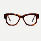 Giselle tortoise acetate eyeglasses, front view