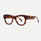 Giselle tortoise acetate eyeglasses, angled view