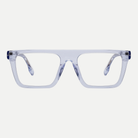 Adele crystal lilac acetate eyeglasses, front view