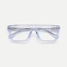 Adele crystal lilac acetate eyeglasses, inner temple detail