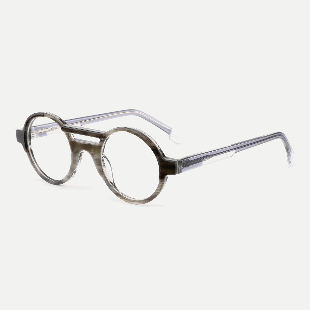 Florence taupe tortoise acetate eyeglasses, angled view
