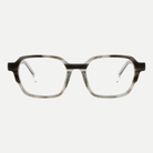 Margot taupe tortoise acetate eyeglasses, front view