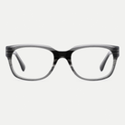 Celeste smoke gray acetate eyeglasses, front view