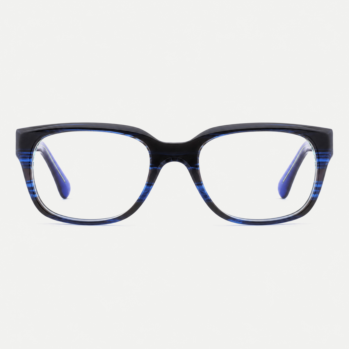 Celeste navy acetate eyeglasses, front view