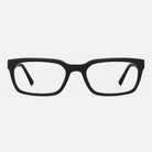 Isabel black acetate eyeglasses, front view