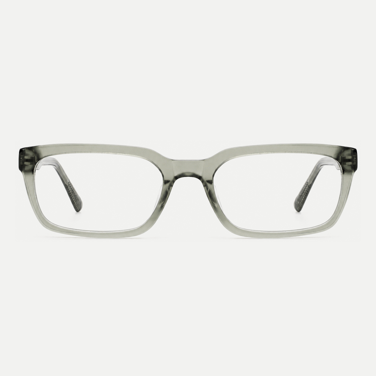 Isabel crystal sage acetate eyeglasses, front view