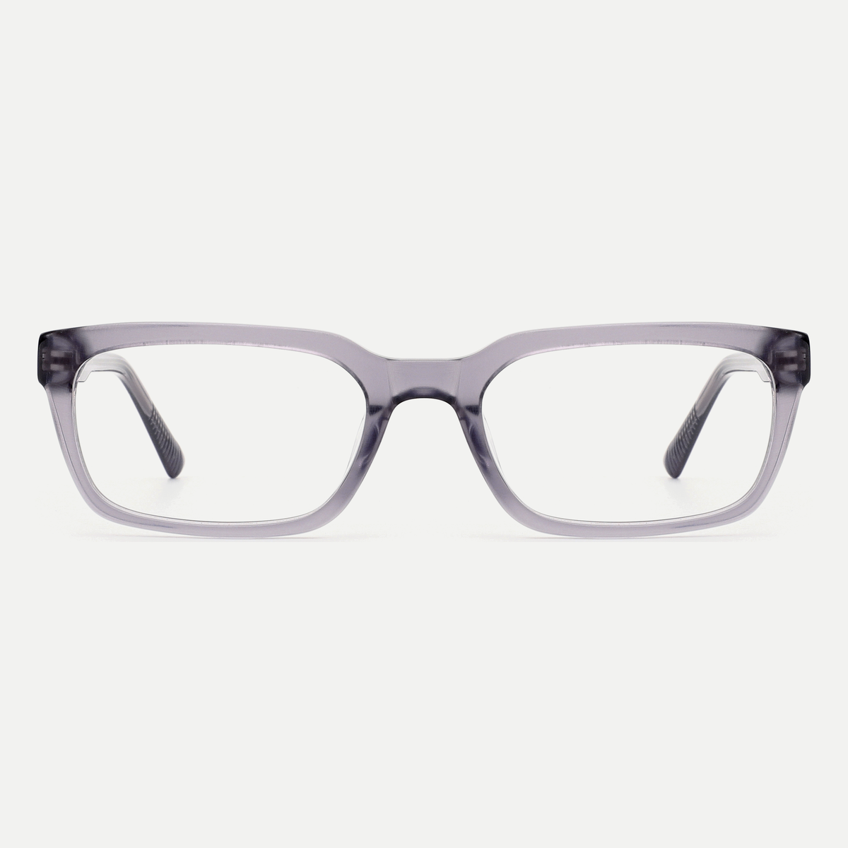 Isabel crystal lilac acetate eyeglasses, front view