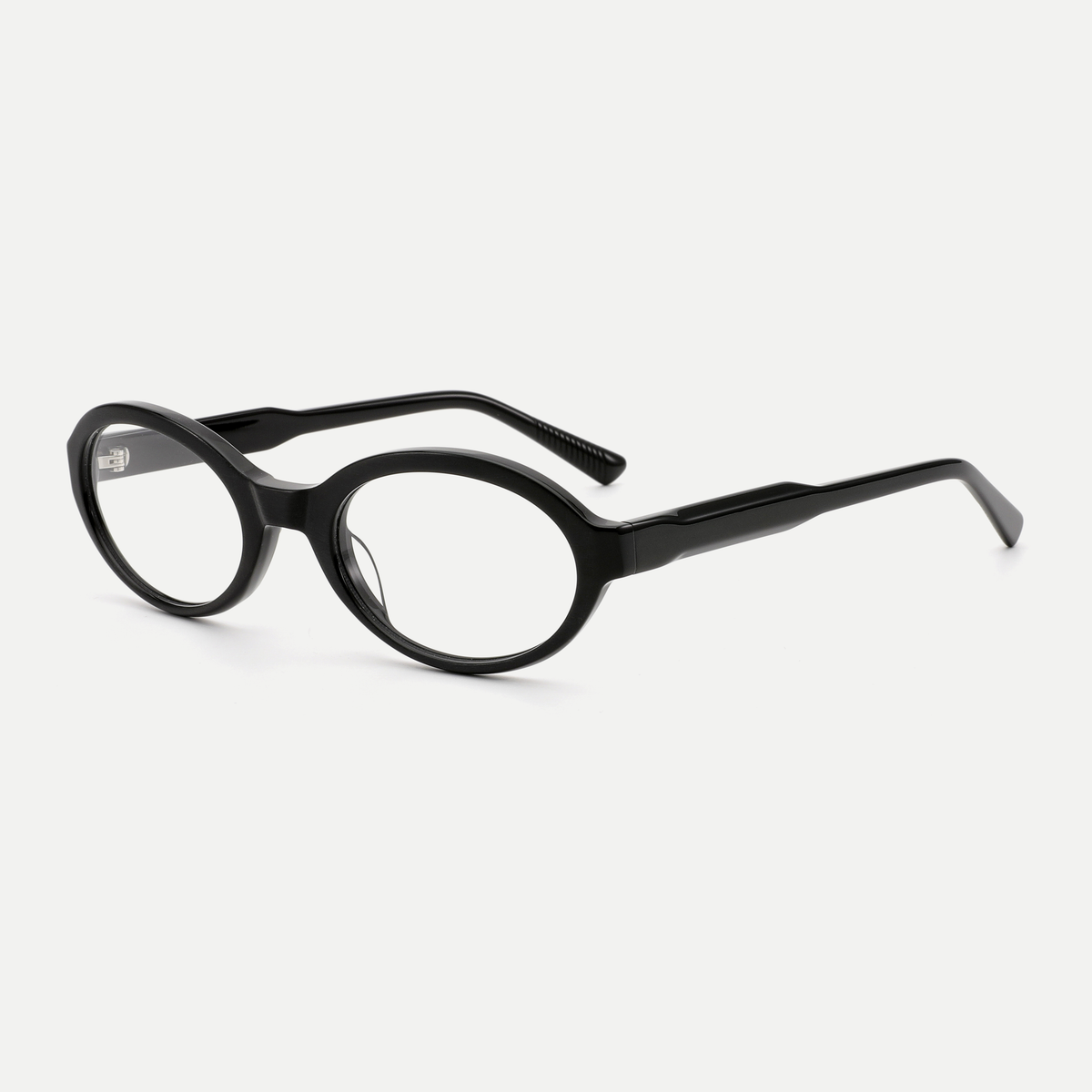 Colette black acetate eyeglasses, angled view