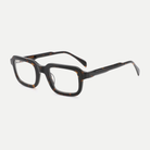 Matilda dark tortoise acetate eyeglasses, angled view