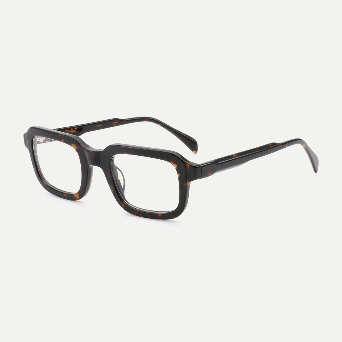 Matilda dark tortoise acetate eyeglasses, angled view