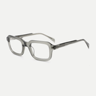Matilda crystal taupe acetate eyeglasses, angled view