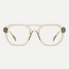 Simone champagne acetate eyeglasses, front view