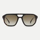 Morgan dark tortoise / brown gradient sunglasses, front view