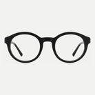 Rosalie black acetate eyeglasses, front view