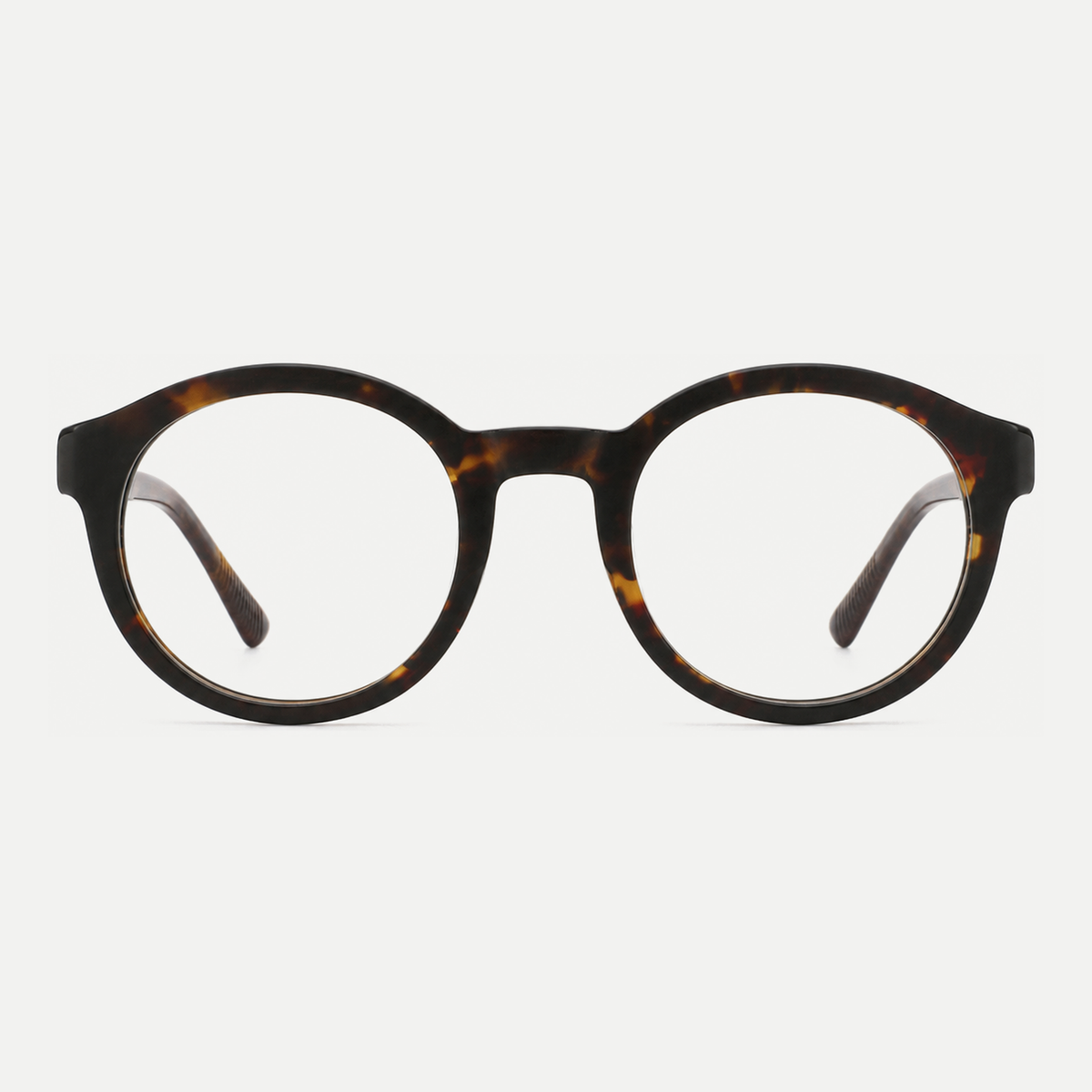 Rosalie tortoise acetate eyeglasses, front view