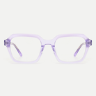 Estelle crystal lilac acetate eyeglasses, front view