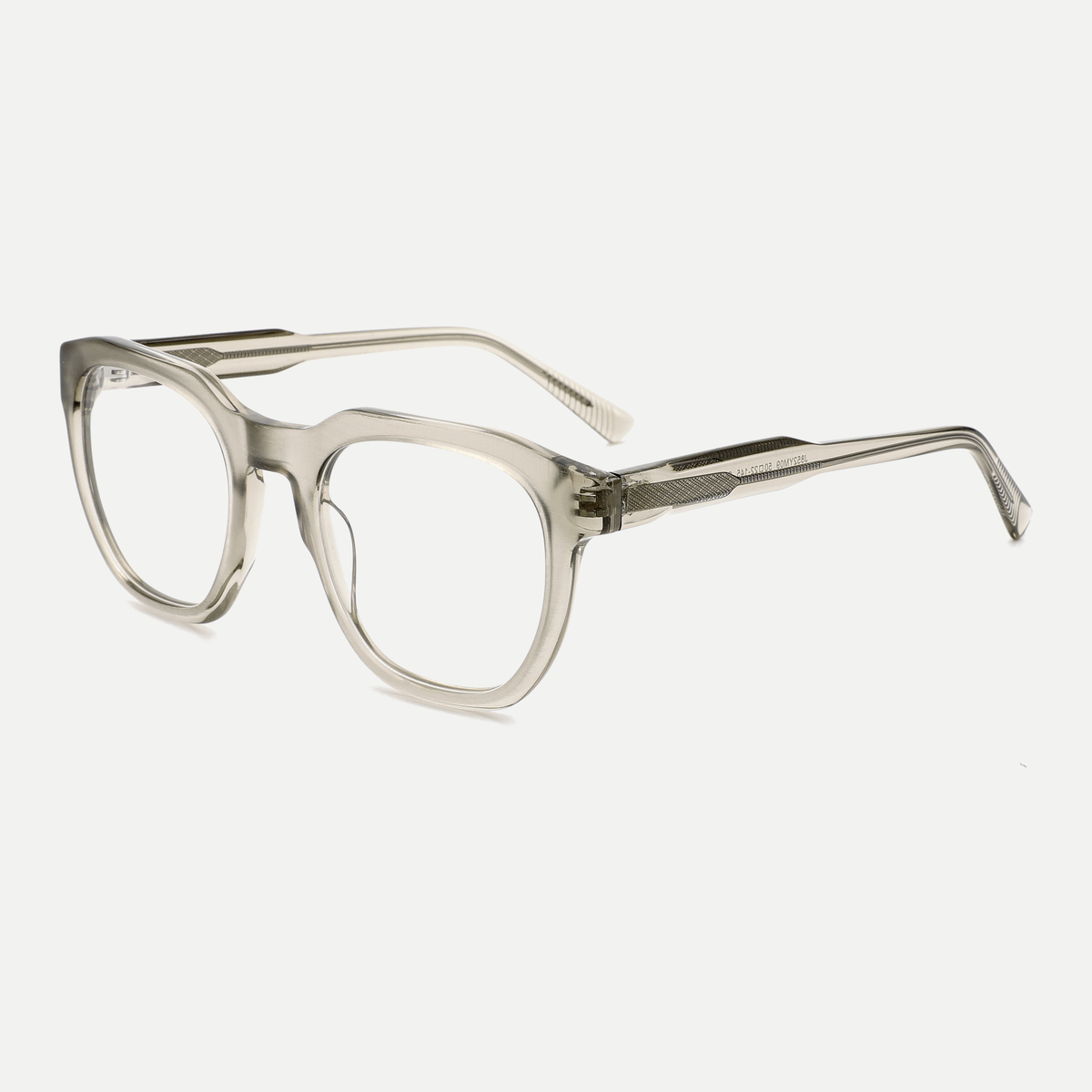 Juliette crystal champagne acetate eyeglasses, angled view