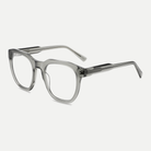 Juliette crystal gray acetate eyeglasses, angled view