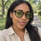 Aspen dark tortoise / light green sunglasses, lifestyle view