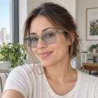 Aspen crystal sage / light smoke sunglasses, lifestyle view