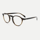 Clara tortoise brown acetate glasses, angled view