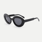 Sloane sunglasses - Black / Smoke - 45-degree view