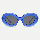 Sloane sunglasses - Crystal Blue / Smoke - front view