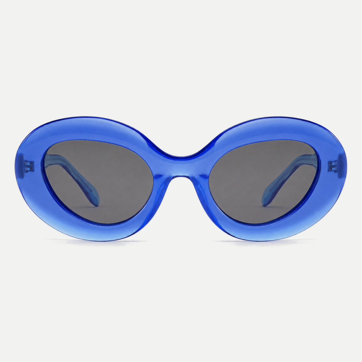 Sloane sunglasses - Crystal Blue / Smoke - front view