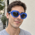 Sloane sunglasses - Crystal Blue / Smoke - male UGC
