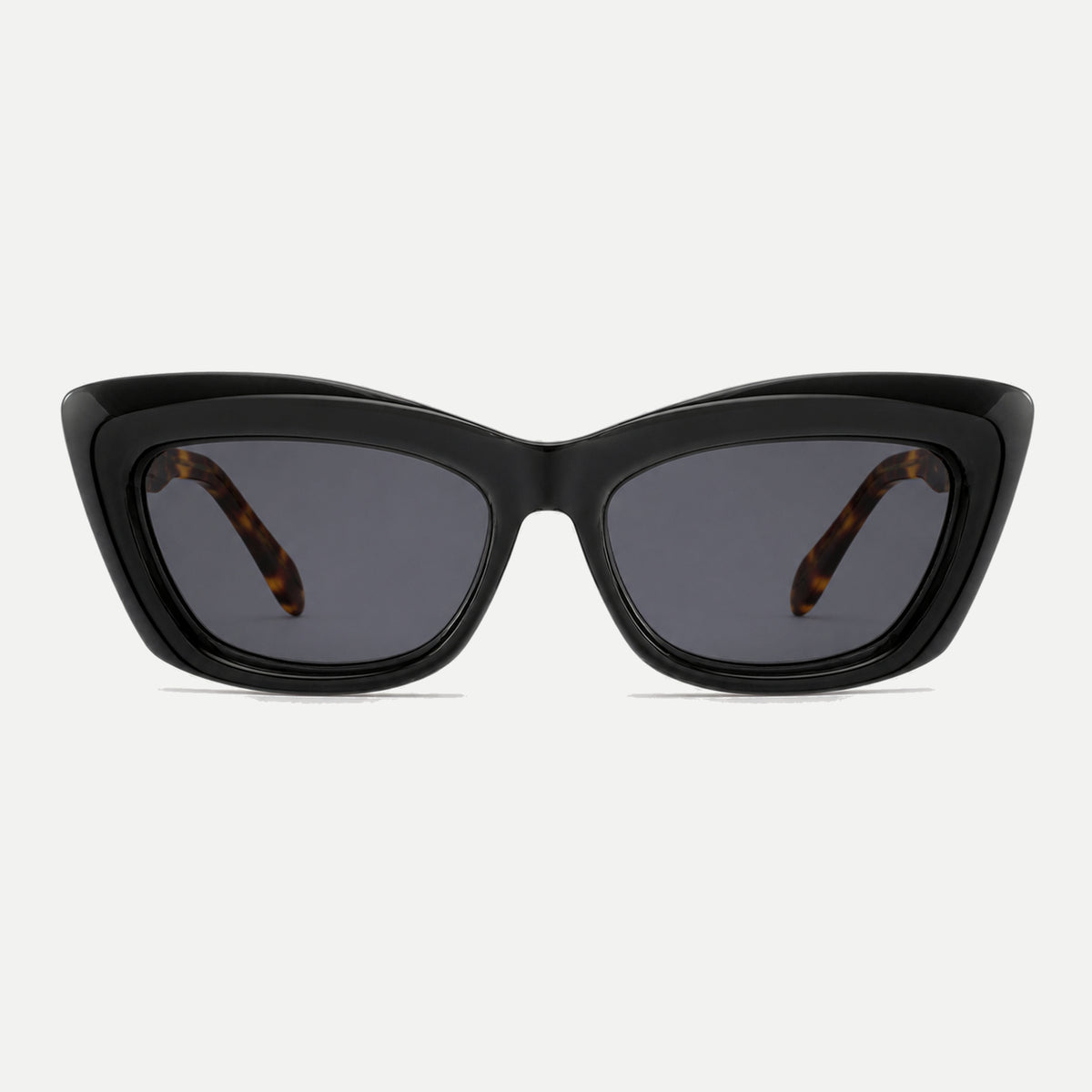 Blair sunglasses - Black Tortoise / Smoke - front view