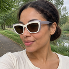 Blair sunglasses - Ivory / Brown - UGC