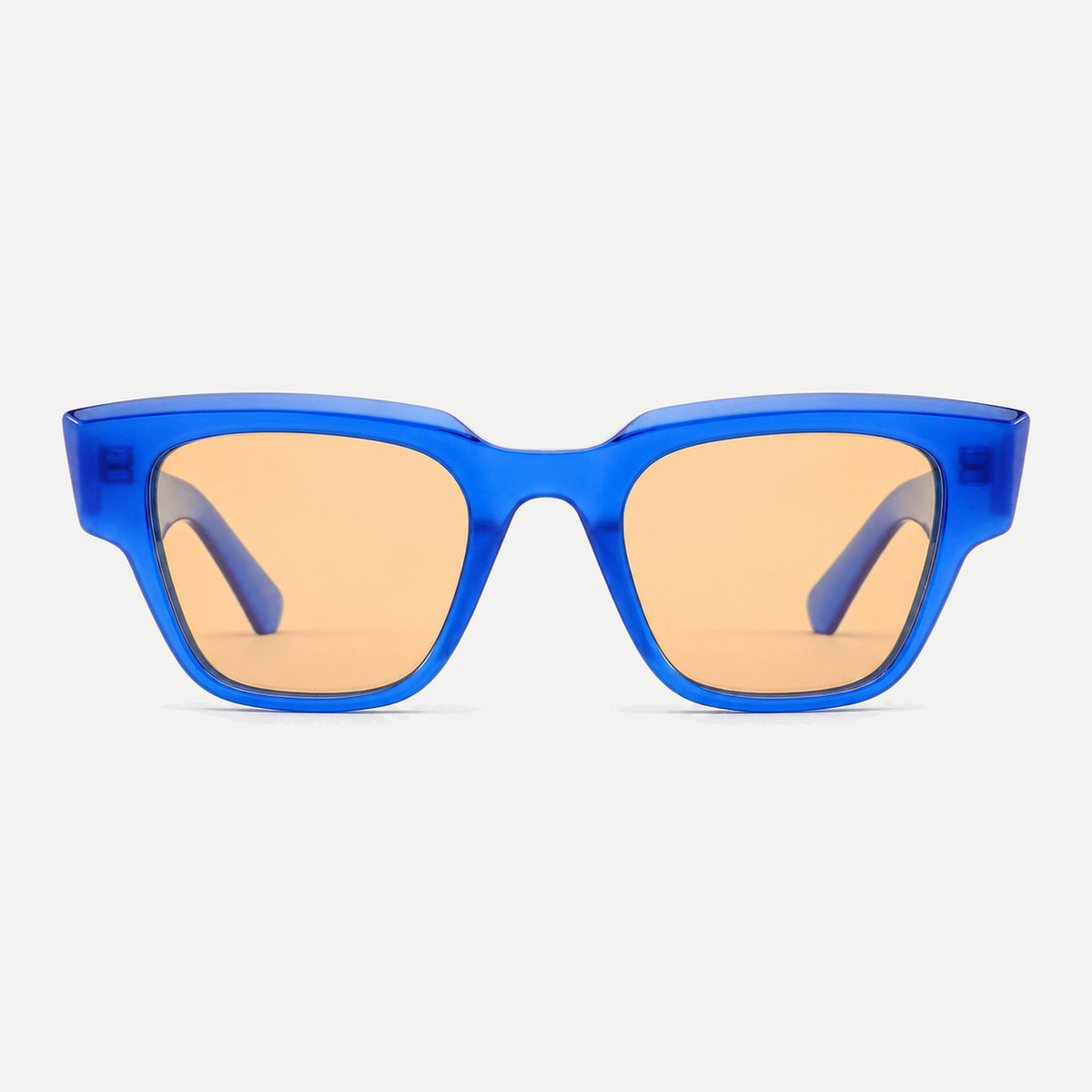 Arden sunglasses - Crystal Blue / Amber - front view