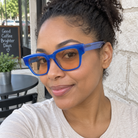 Arden sunglasses - Crystal Blue / Amber - UGC