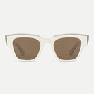 Arden sunglasses - Ivory / Brown - front view