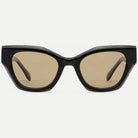 Selene sunglasses - Black / Champagne - front view