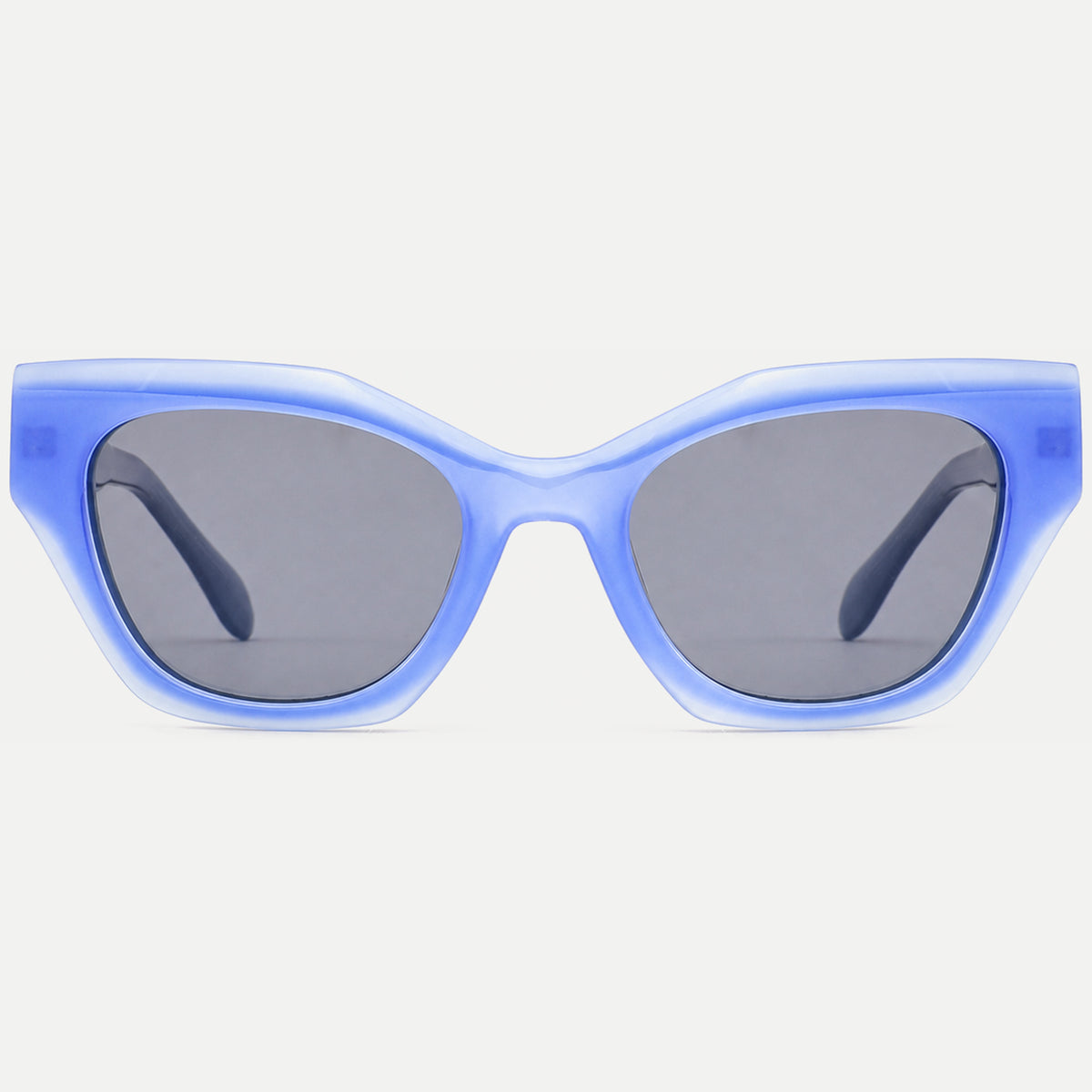 Selene sunglasses - Crystal Ice Blue / Smoke - front view