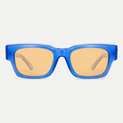Rowan sunglasses - Crystal Blue / Amber - front view