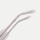 Rowan sunglasses - Crystal Blue / Amber - temple detail
