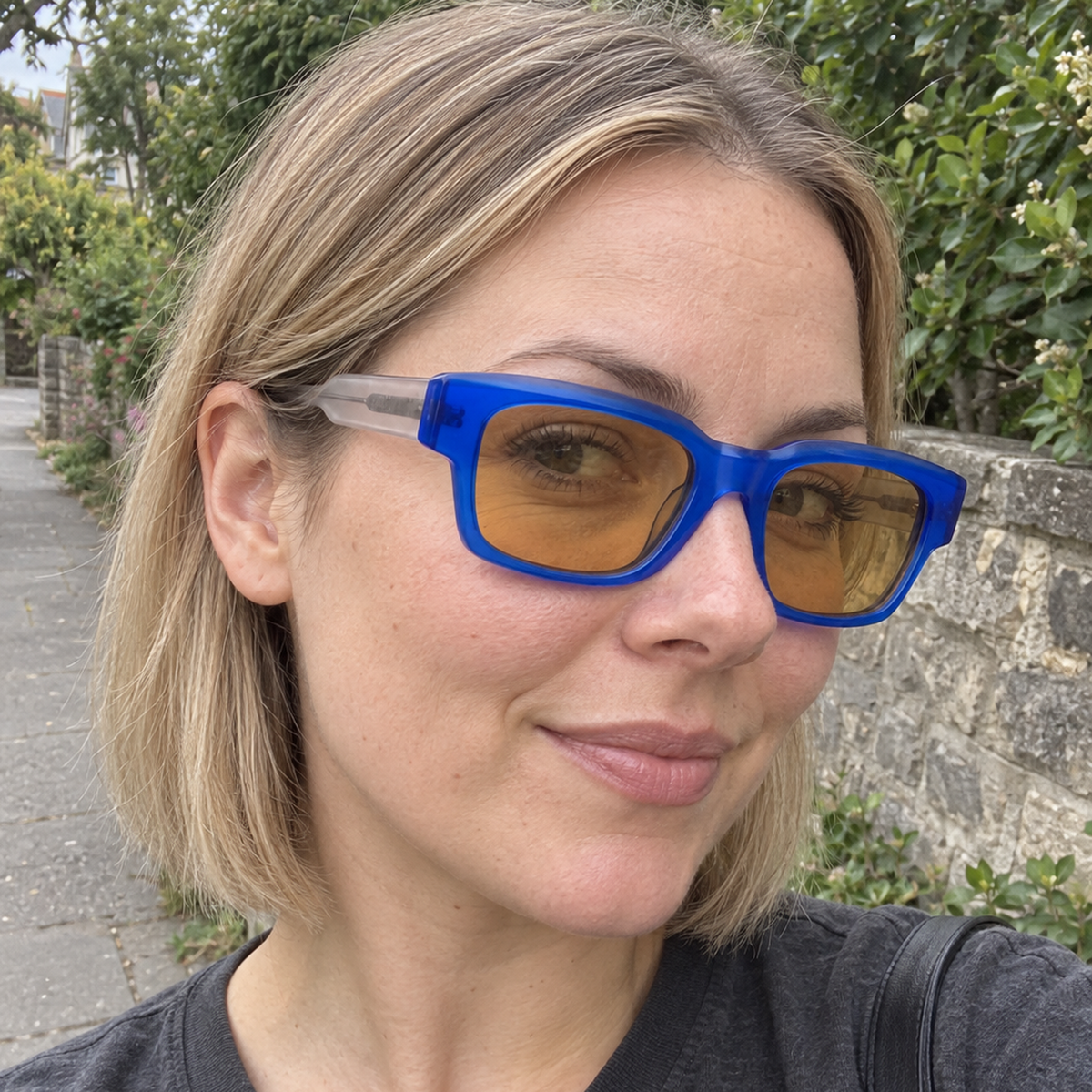 Rowan sunglasses - Crystal Blue / Amber - UGC