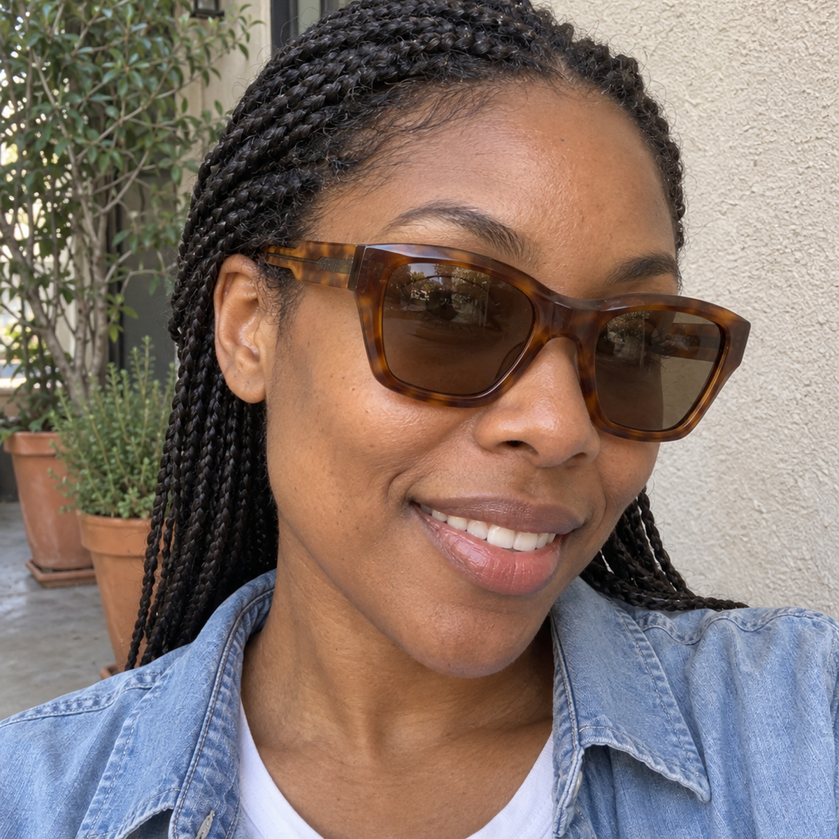 Reese sunglasses - Amber Tortoise / Brown - UGC