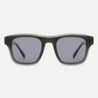 Ellis sunglasses - Crystal Olive / Smoke - front view