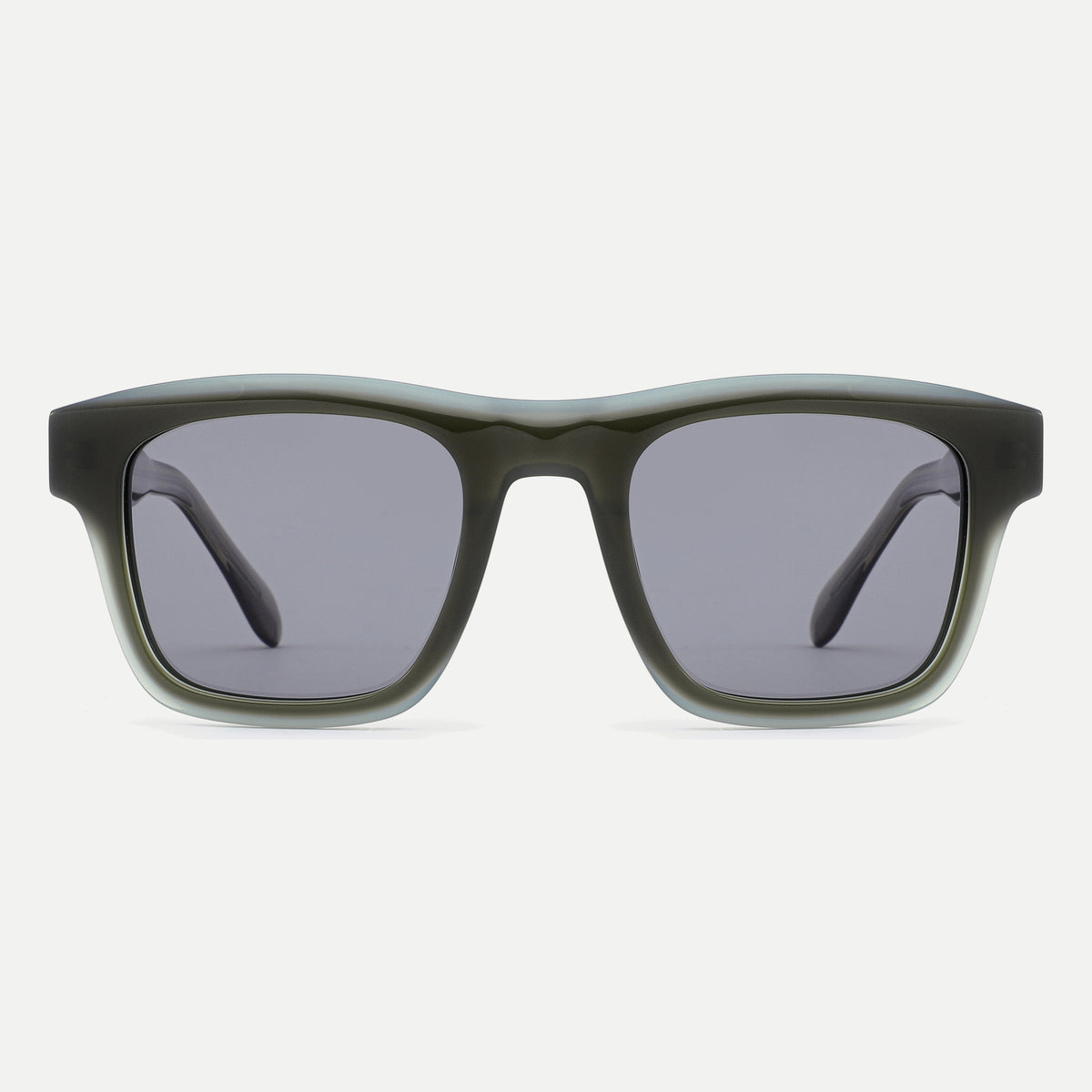 Ellis sunglasses - Crystal Olive / Smoke - front view