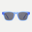 Ellis sunglasses - Crystal Ice Blue / Smoke - front view