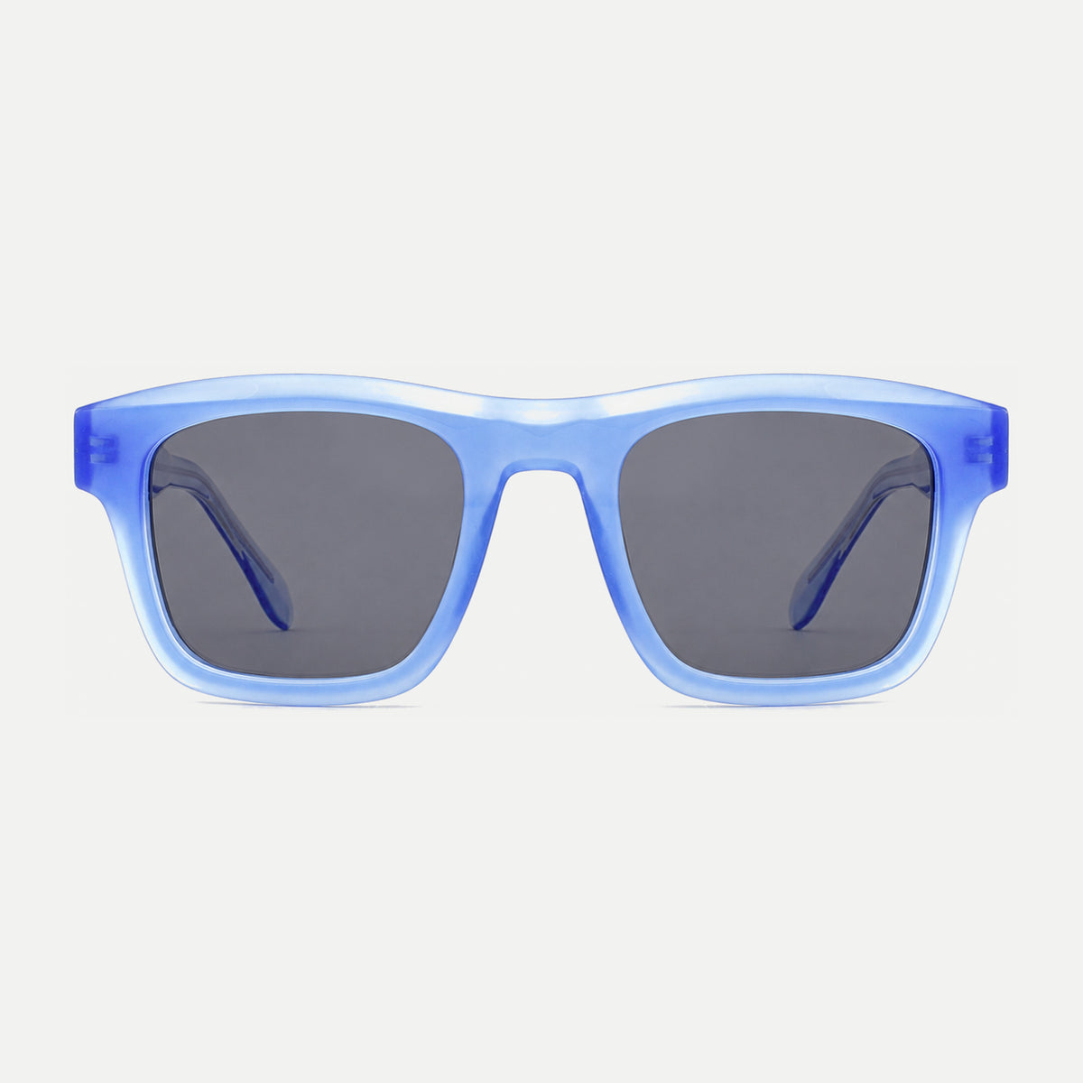 Ellis sunglasses - Crystal Ice Blue / Smoke - front view
