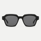 Monroe sunglasses - Black / Smoke - front view